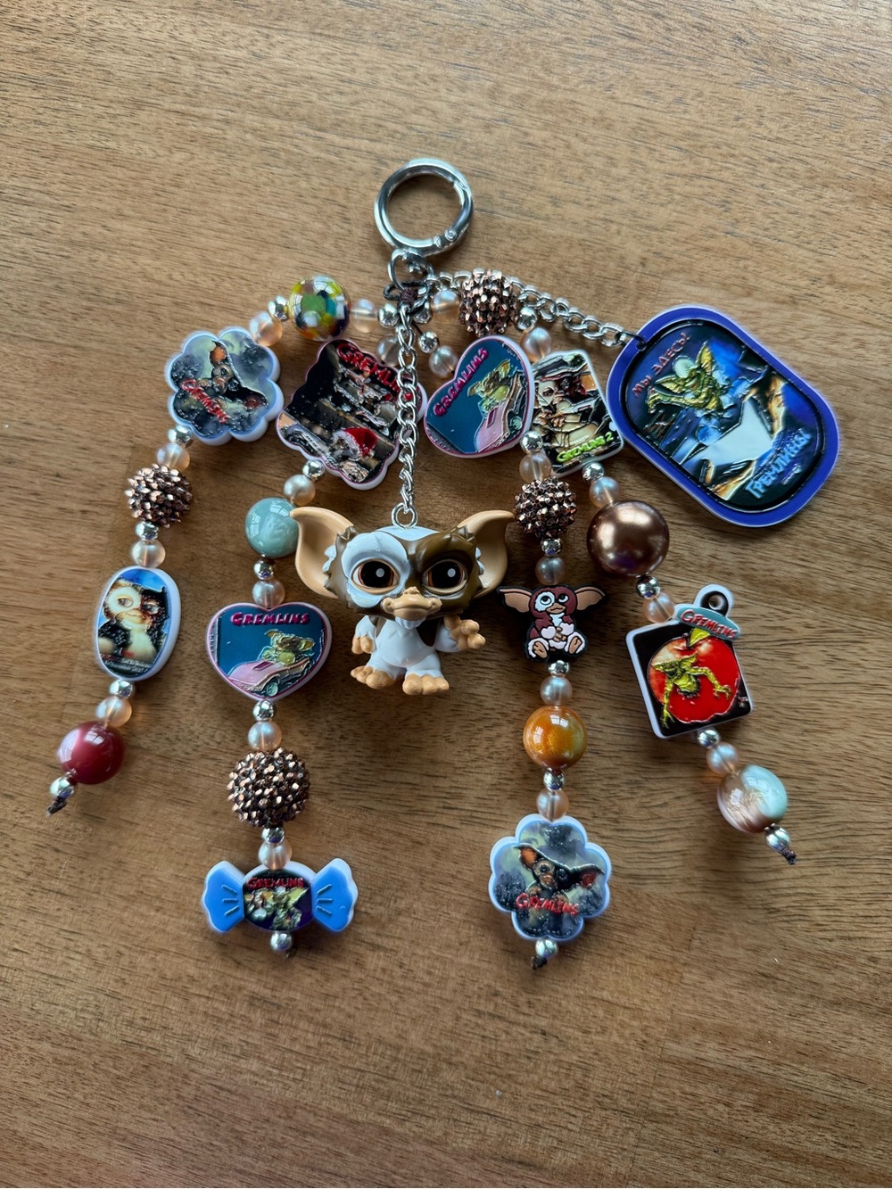 Gizmo Gremlins Multi-Color Beaded Bag Charm by